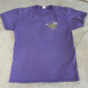 Purple Blessed Girl Short Sleeve Tee with Psalm